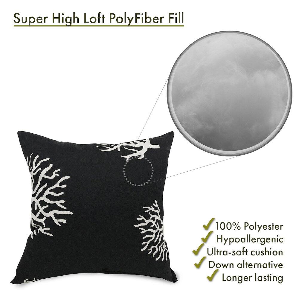 Super High Loft PolyFiber Fill

- 100% Polyester
- Hypoallergenic
- Ultra-soft cushion
- Down alternative
- Longer lasting