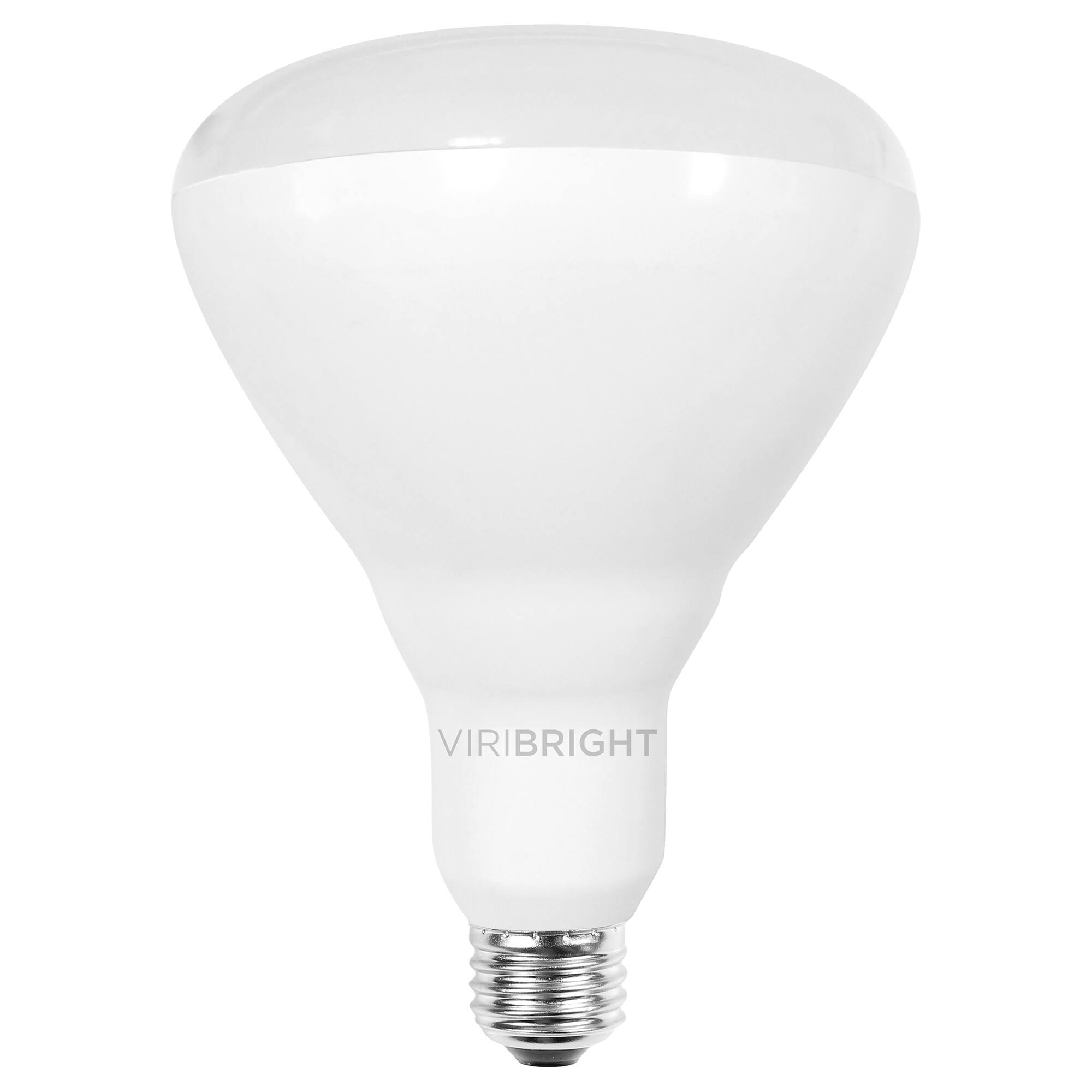 Left. VIRIBRIGHT - BR40 LED Bulb, E26, Screw Base, 75W Equivalent, 1400 Lumens, Dimmable, Cool White 4000K (4 Pack) - Cool White 4000K.