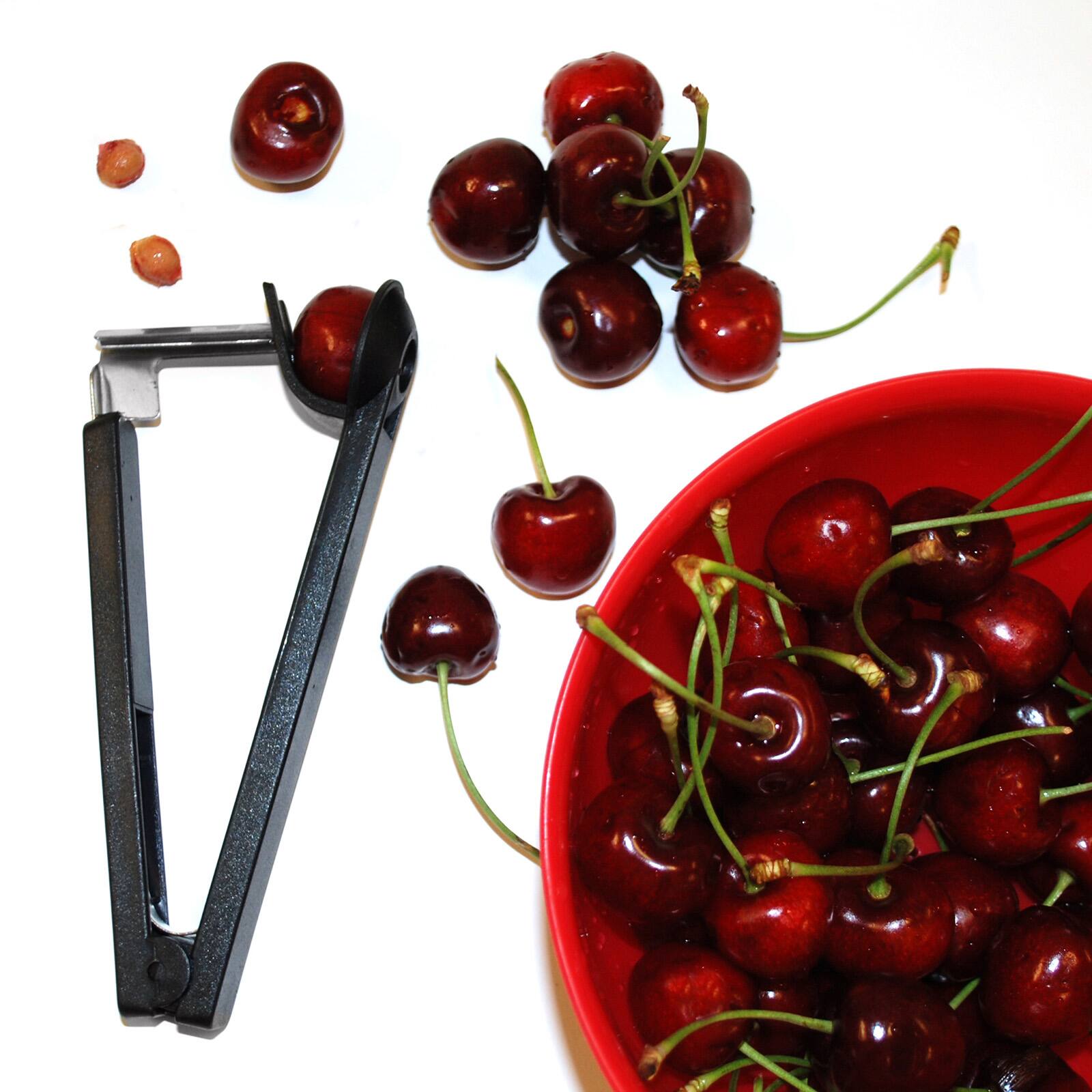 Alt View 1. Norpro - Deluxe Cherry Pitter, 6.25-Inch - Black.
