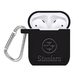 Artinian - Pittsburgh Steelers Debossed Silicone AirPods Case Cover - No Size - Multicolor