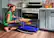 Alt View 22. LG - 30-in 7.3 Cu. Ft. Freestanding Double Oven Elec True Convection Smart Range w/ 5 Elements, Air Fry and UltraHeat 3.2 kW - Stainless Steel.