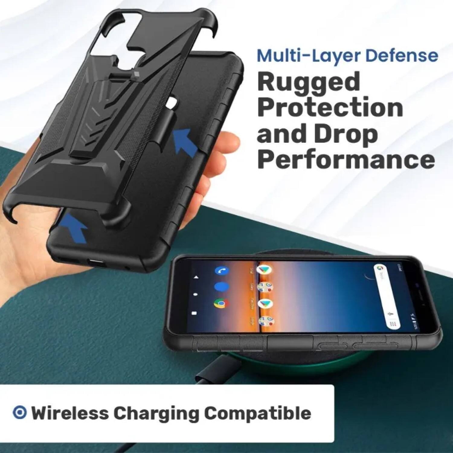 Multi-Layer Defense  
Rugged Protection and Drop Performance  

Wireless Charging Compatible