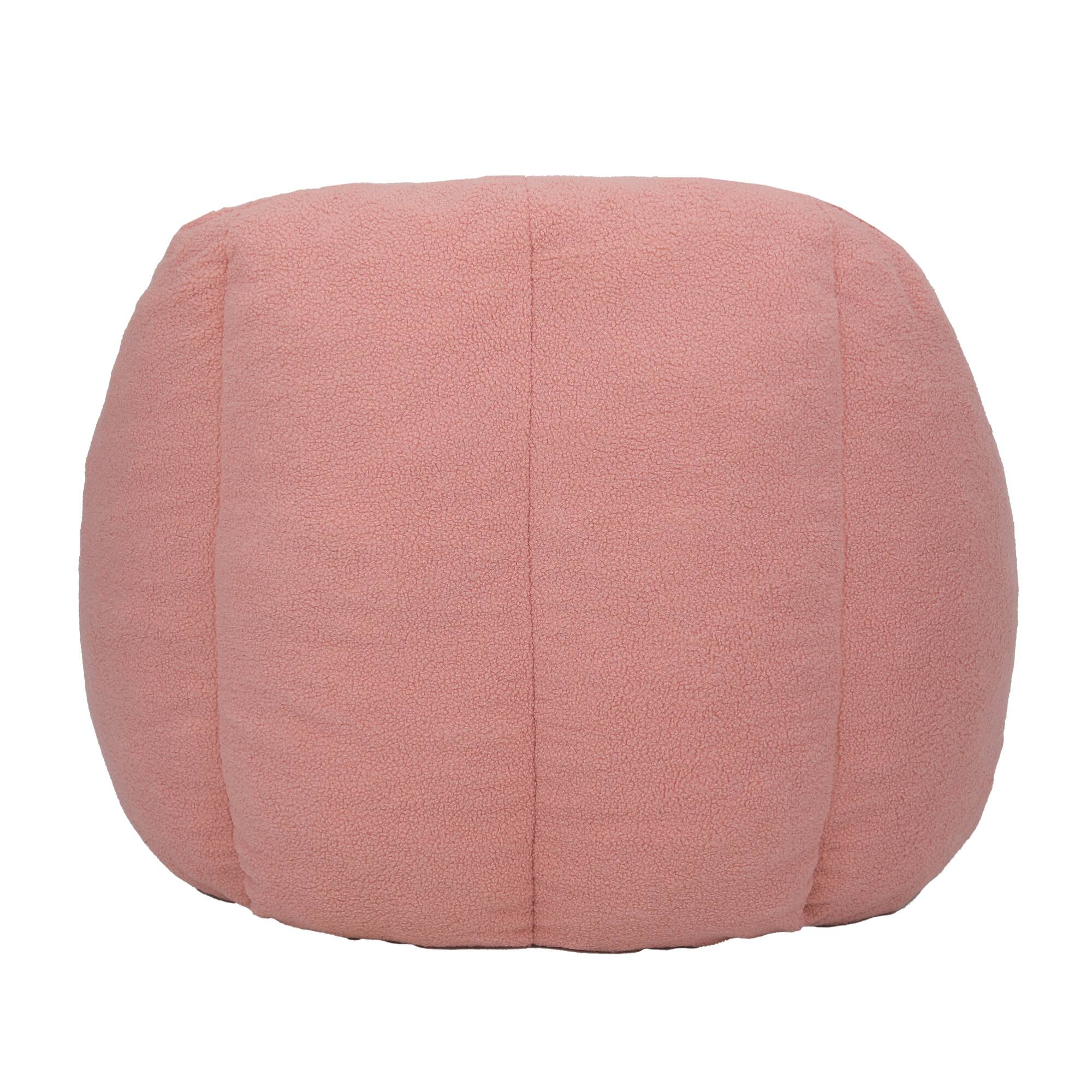 Alt View 7. GOODSILO - Large Faux Fur Bean Bag Chair with Memory Foam Filling for Ultimate Comfort and Support - Pink.