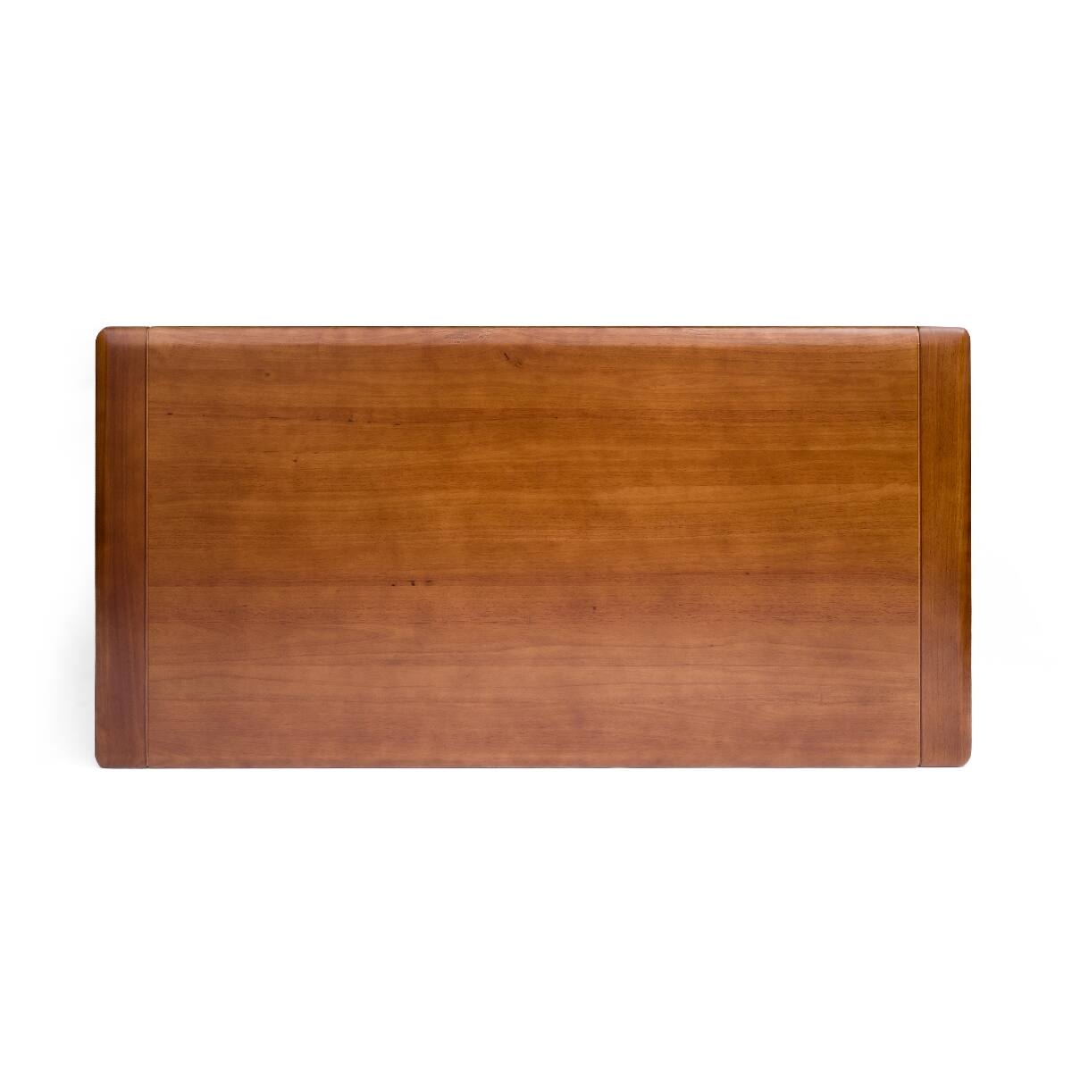 Alt View 3. Loheer - Loheer Solid Wood Dining Table, Walnut Rectangular Farmhouse Table for Four to Six People - Walnut.