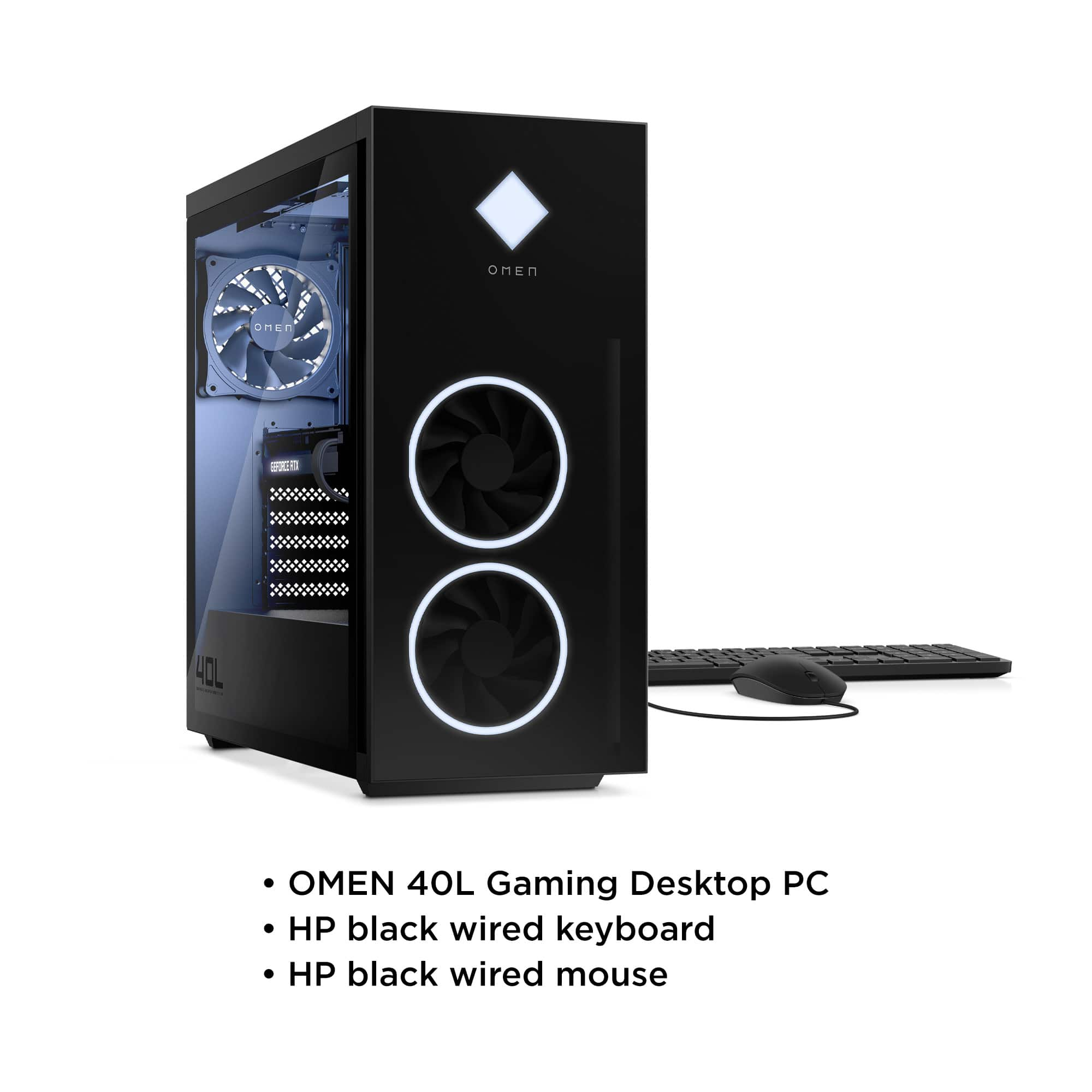 Best Buy: HP OMEN OMEN 40L Gaming Desktop Intel Core i9-13900KF 32GB DDR5  Memory NVIDIA GeForce RTX 4070 Ti 2TB SSD Black GT21-1084