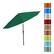 Alt View Zoom 16. Nature Spring - 10-Foot Patio Half Umbrella with Auto Tilt - Hunter Green.