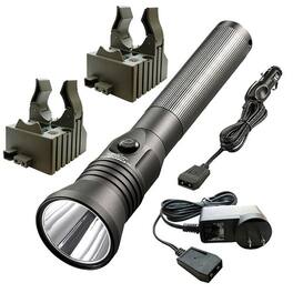 Streamlight - Stinger DS HPL Flashlight IEC Type A (120V) AC/12V DC Smart Charger, NiMH Battery, 800 Lumens - Black