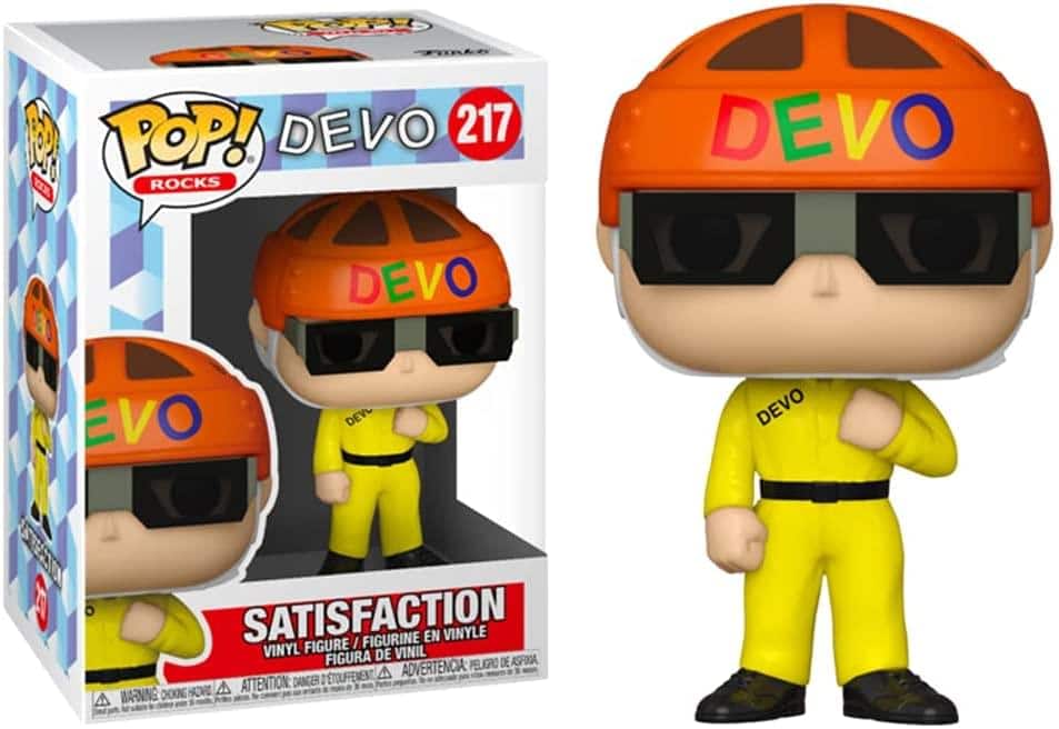 Devo Funko POP Vinyl Figure | Satisfaction (Yellow Suit) - Orange price history on PriceWatchPro