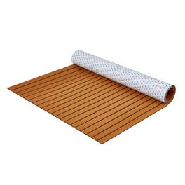 VEVOR - EVA Foam Marine Decking, 94.5" x 46", Non-Slip Self-Adhesive Boat Flooring, 29.9 sq.ft Carpet for Boats, Yachts, Pontoon - Brown