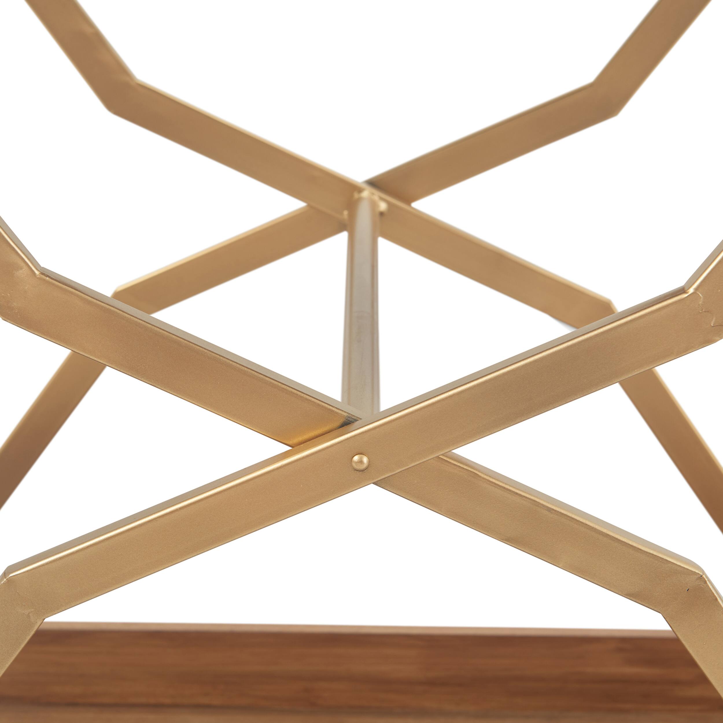 Alt View 15. Adore Decor - Jolie Bar Cart - Gold.