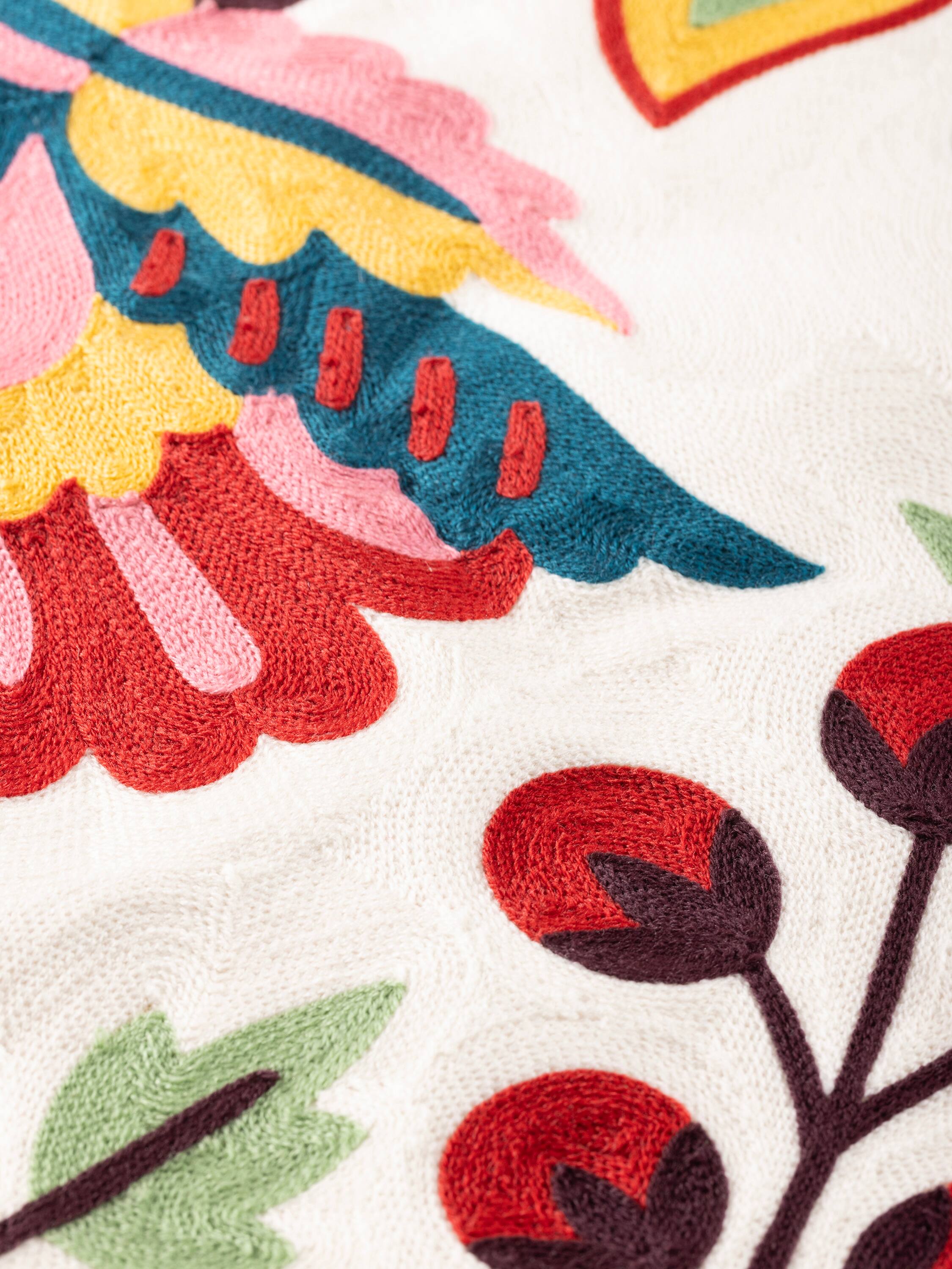 Back. GAURI KOHLI - Zagreb Pillow - Multicolored.