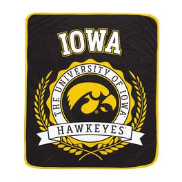Pegasus - Iowa Hawkeyes 50" x 60" University Crest Ultra Soft Blanket - Multicolor