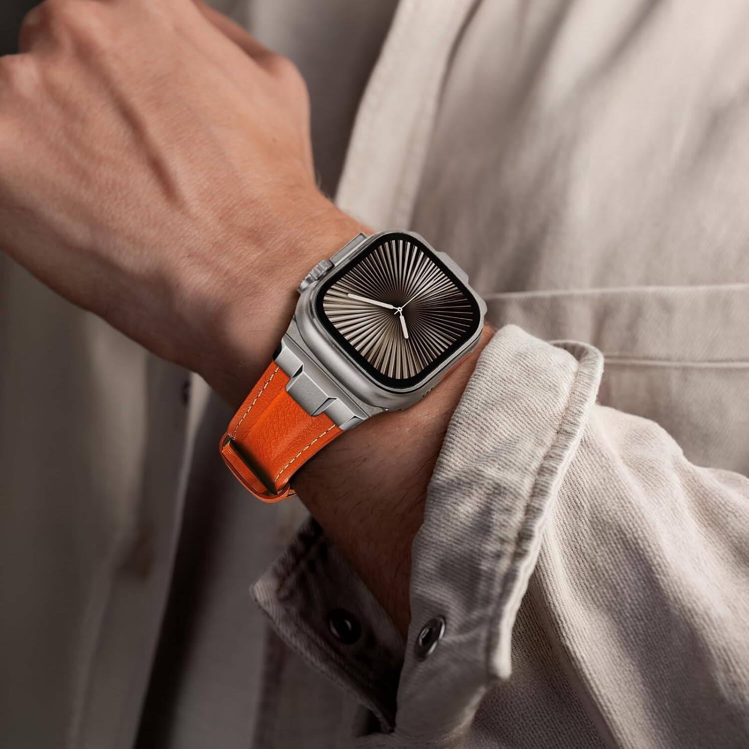 Titanium/Classic Tangerine