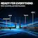 READY FOR EVERYTHING
Better connectivity, and stable transmission.
USB-C HDMI Type-A Audio jack