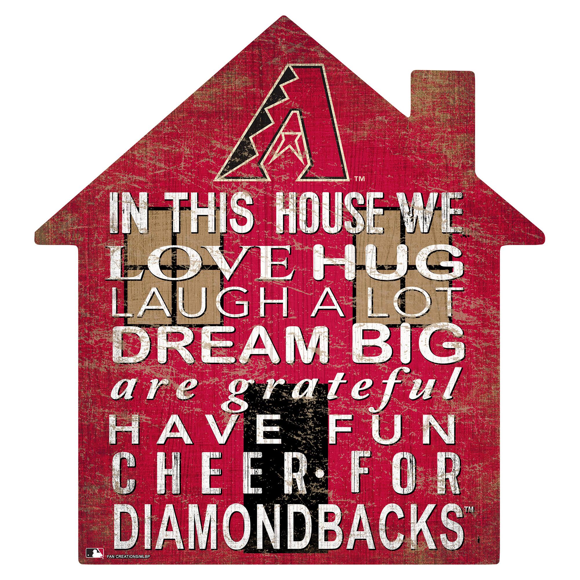 Arizona Diamondbacks 12'' Team House Sign