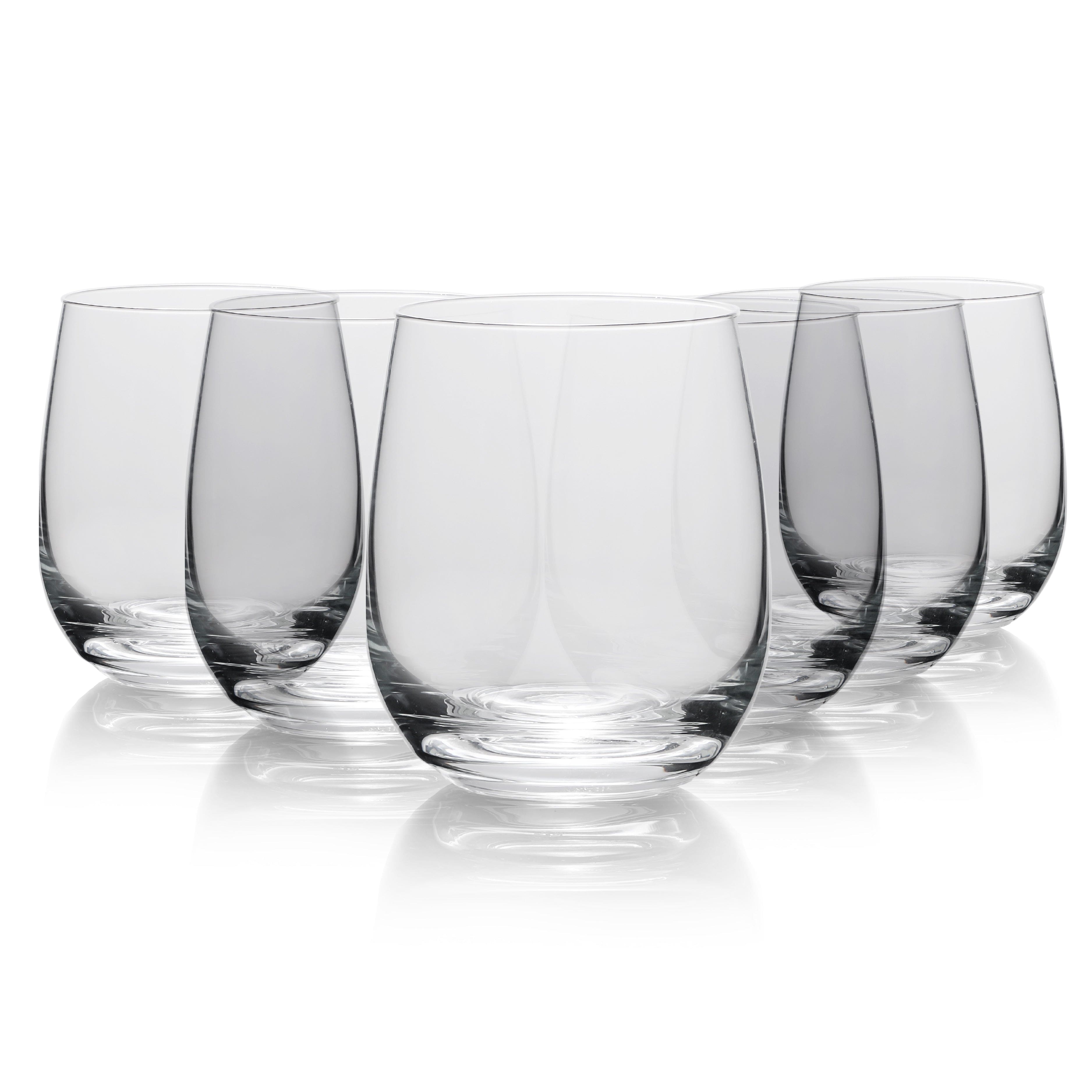 Table 12 - 15.5-Ounce Beverage Glasses, Lead-Free Crystal, Break Resistant - Clear