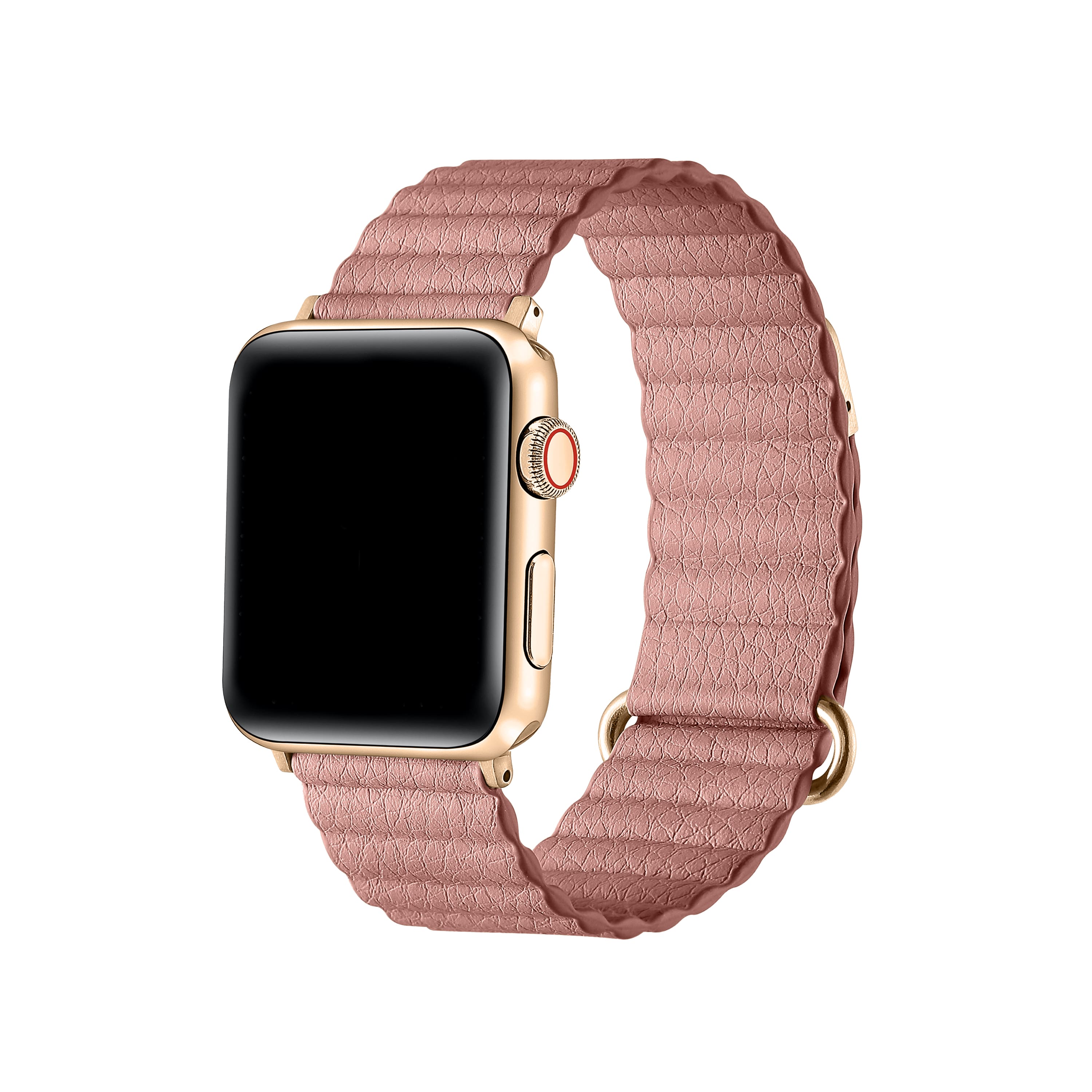 Posh Tech - Dakota Magnetic Leather Band for Apple Watch - Pink