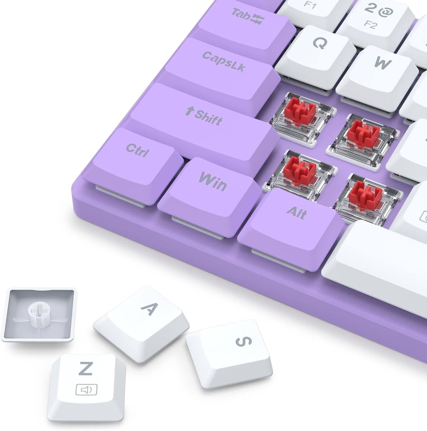 Ctrl Tab CapsLk Shift Win
F1 Alt
2 F2 W
Z A S