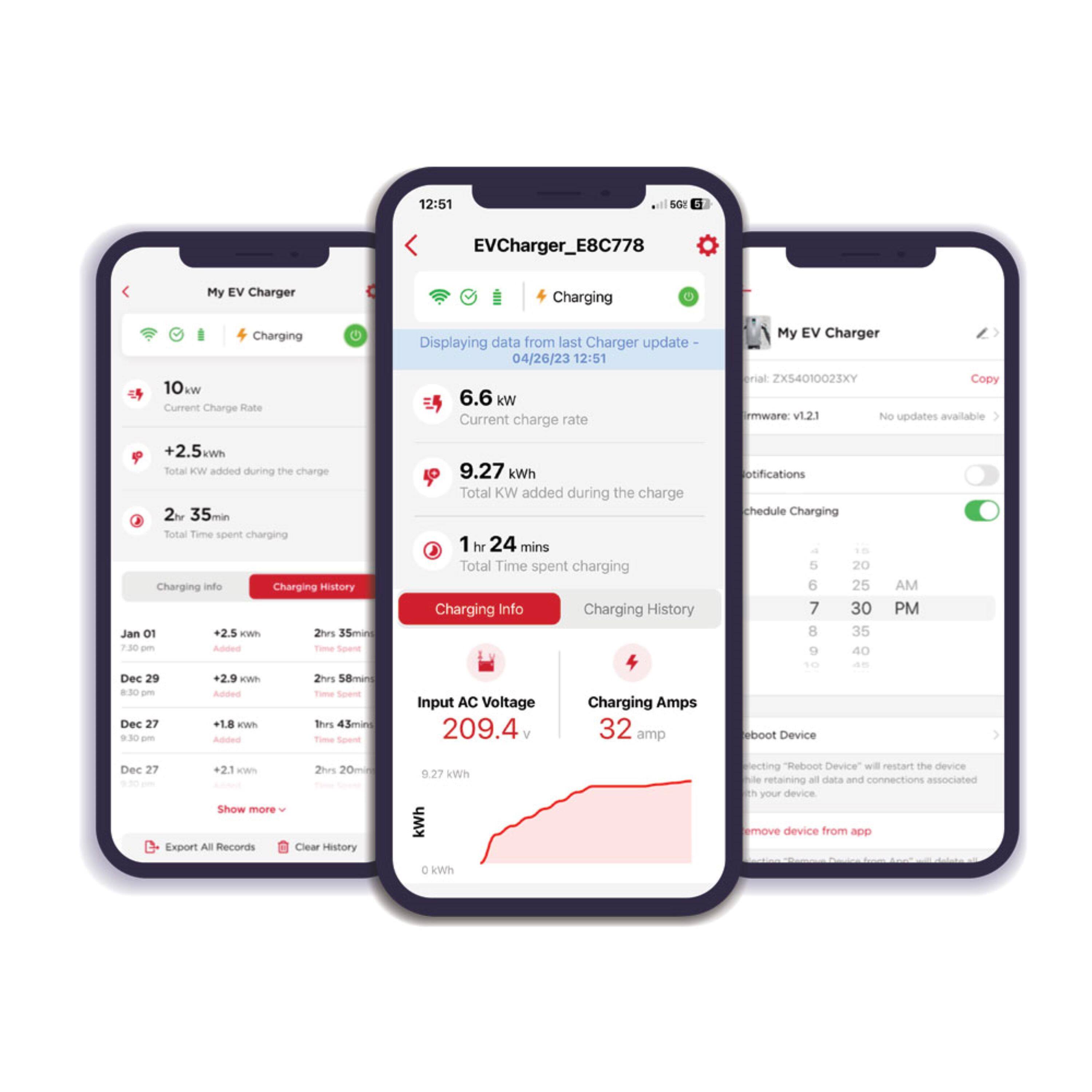 Alt View 13. Schumacher Electric - Level 2 240V NEMA 14-50 Plug-in EV Wall Charger with Wi-Fi/Bluetooth and J1772 Connector - Gray.