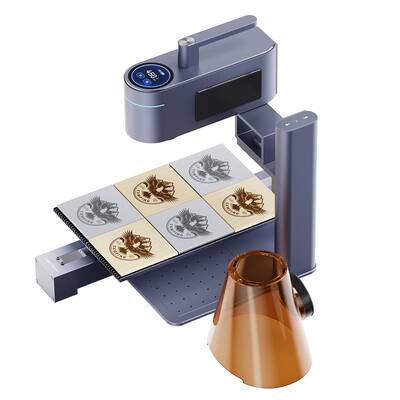 LaserPecker LP4 dual laser engraver with Slide extension, working LaserPecker LP4 dual laser engraver with Slide extension, working