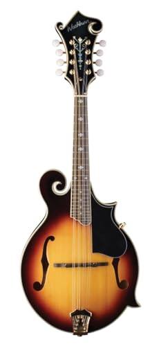Alt View 8. Washburn - Washburn M3SWK-D M3SW Americana Series F-Style Mandolin, Tobacco Sunburst - Tobacco Sunburst.