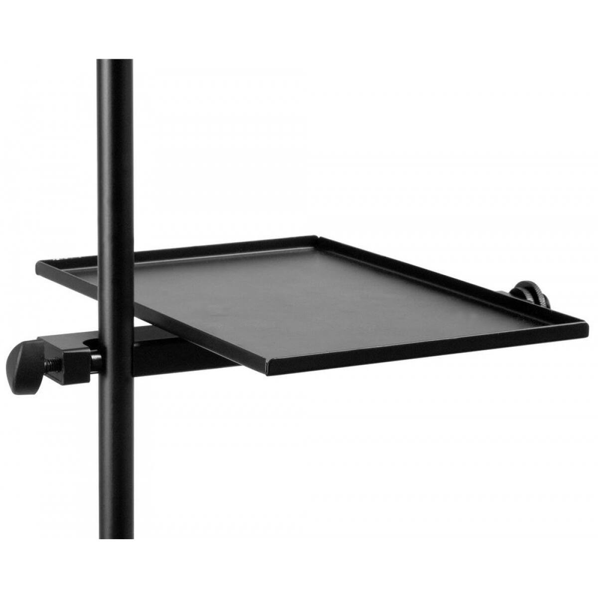 Alt View 5. On Stage Stands - On-Stage MST1000 U Mount Microphone Stand Tray - Black Powder Coat Finish.