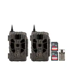 Stealth Cam - (Two) DECEPTOR MAX 40MP Trail Camera with 32GB Memory Cards and Card Reader