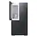Alt View 20. Samsung - BESPOKE 23 cu. ft. 4-Door Flex French Door Counter Depth Smart Refrigerator with Customizable Panel Colors - Matte Black Steel.