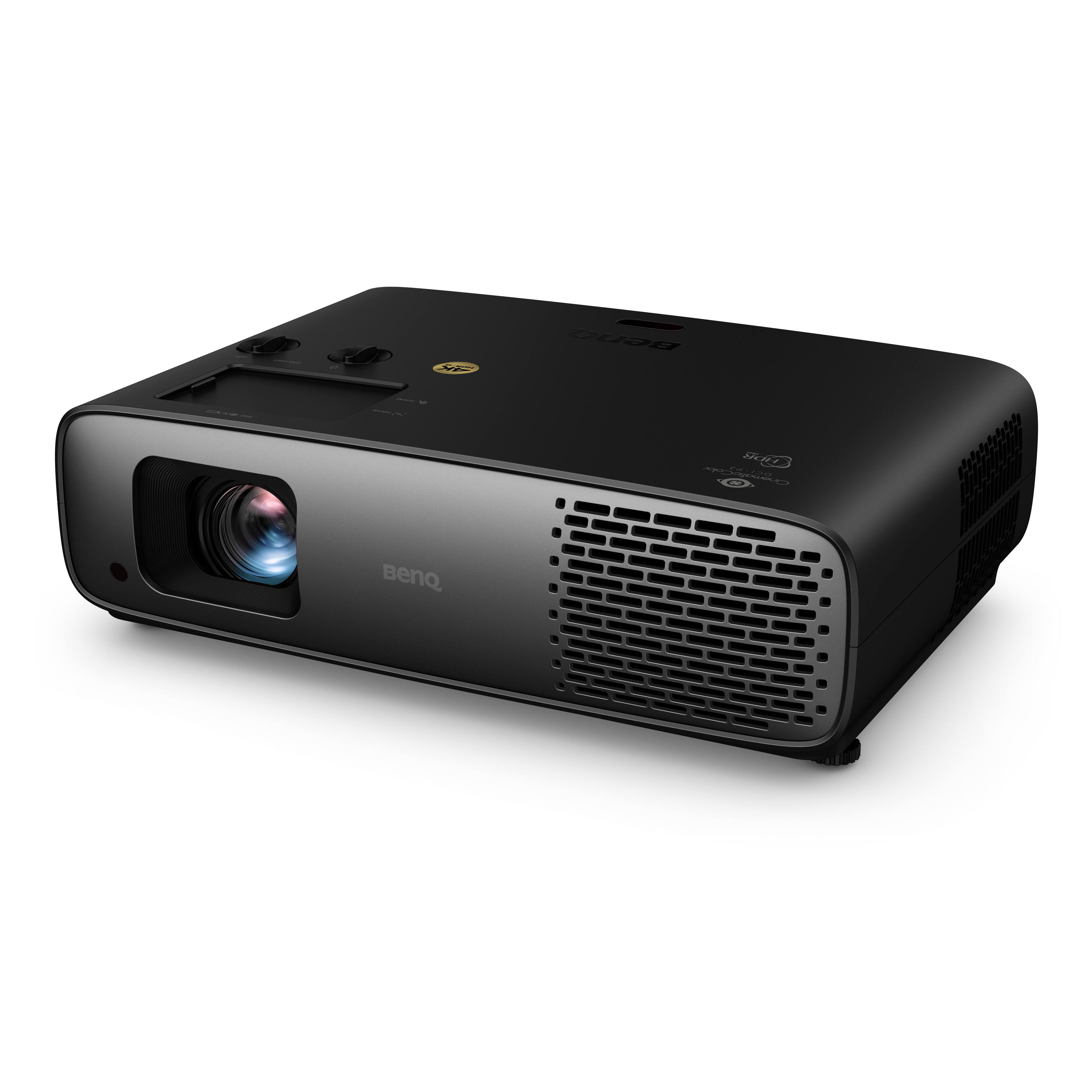 Left. BenQ - HT4550i 4K LED Premium Home Theater Projector with Android TV and HDR-PRO, 100% DCI-P3, 2D Lens Shift - Black.