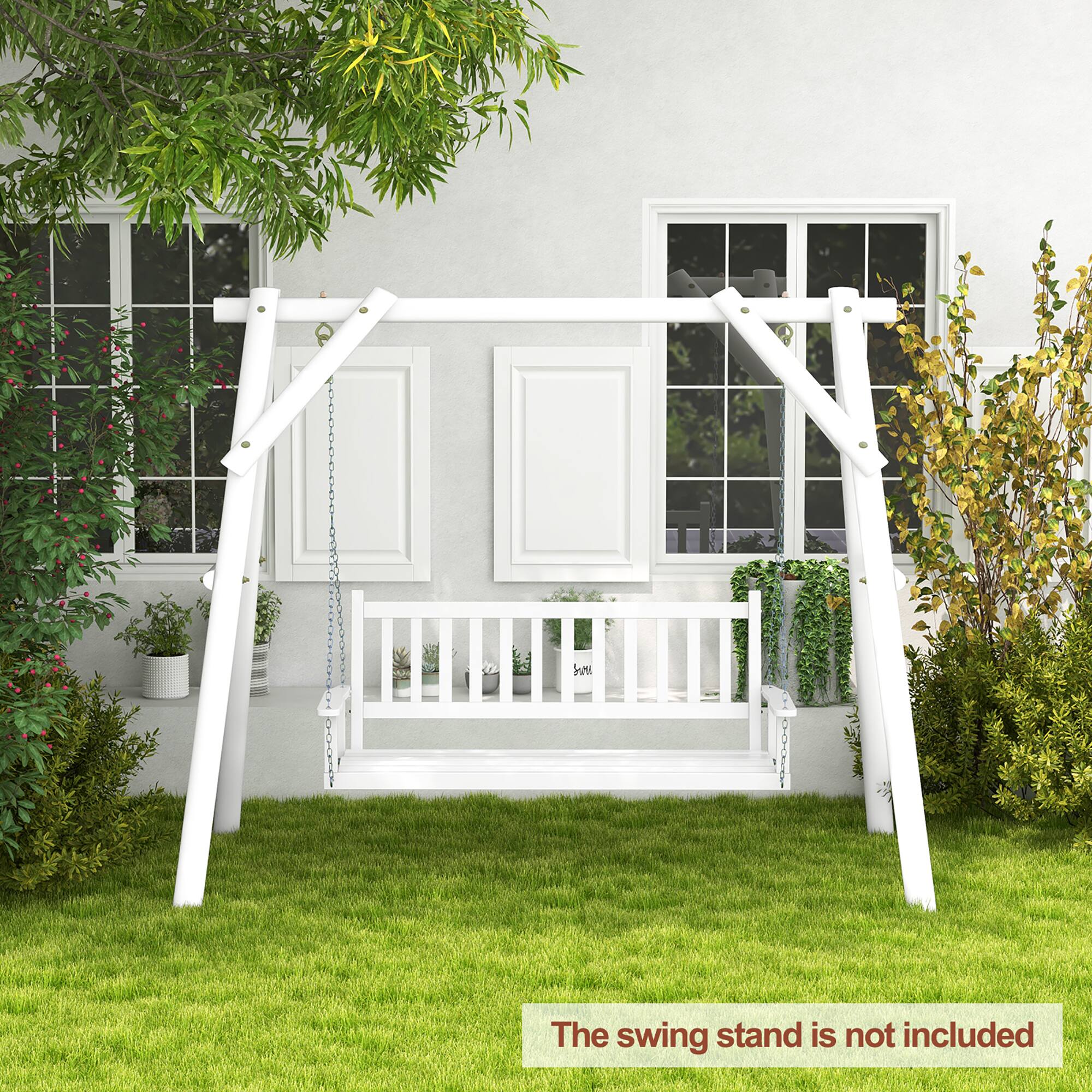 The swing stand is not included.