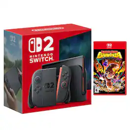 Switch 2 Video Game Console with Donkey Kong Bananza Bundle - Nintendo Switch 2