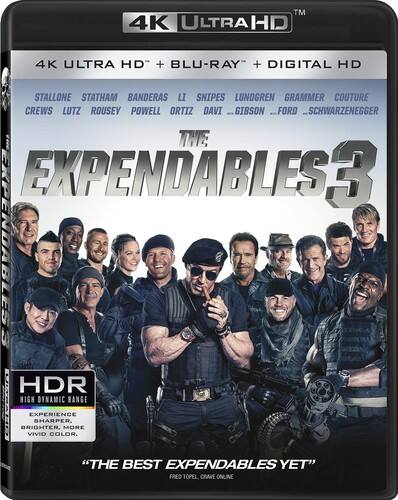 Front. The Expendables 3   - 4K Blu-Ray.