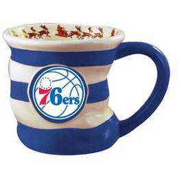 The Memory Company - Philadelphia 76ers 18oz. Team Holiday Mug - Multicolor