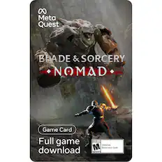 Meta Quest
Blade & Sorcery Nomad
Game Card
Full game download
Mature 17+
Violence
Blood and Gore
ESRB