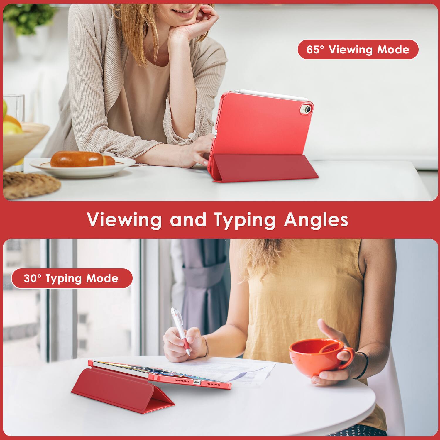 65° Viewing Mode  
Viewing and Typing Angles  
30° Typing Mode