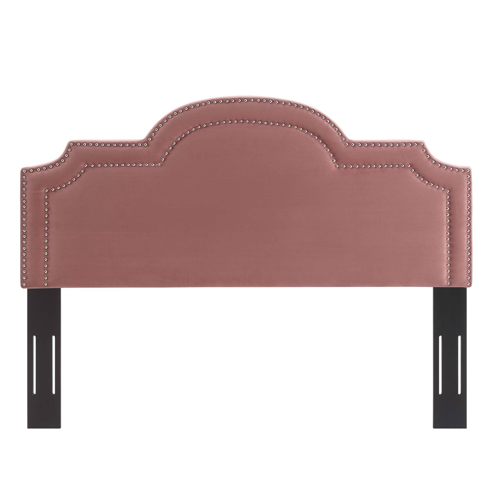 Back. Modway - Belinda Performance Velvet King/California King Headboard by Modway - Dusty Rose.