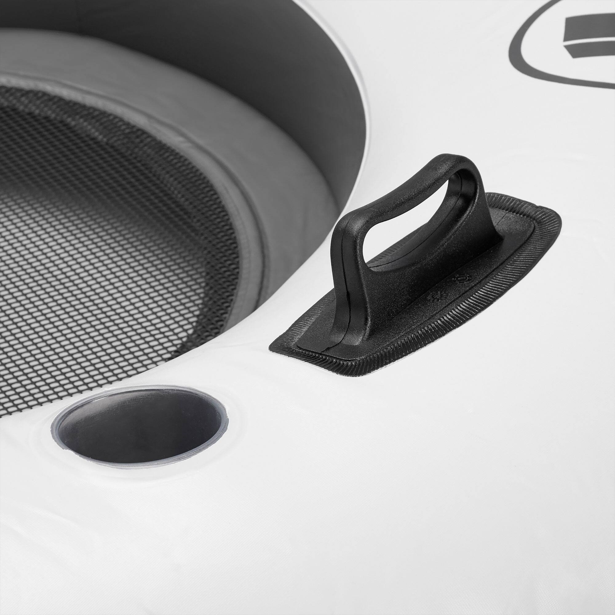 Alt View 5. Intex - Intex River Run Inflatable Floating Tube Water Raft for Lake River Pool (4 Pack) - Blue and White.