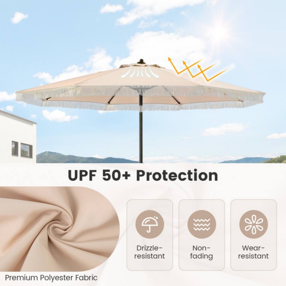 UPF 50+ Protection  
Drizzle-resistant  
Non-fading  
Wear-resistant  
Premium Polyester Fabric