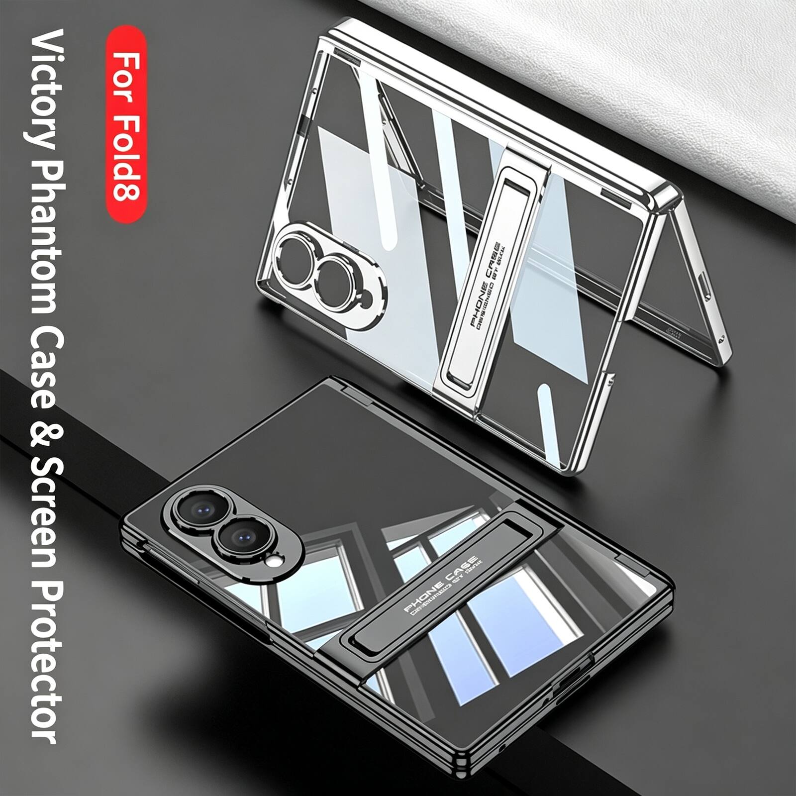 Victory Phantom Case & Screen Protector  
For Fold8
