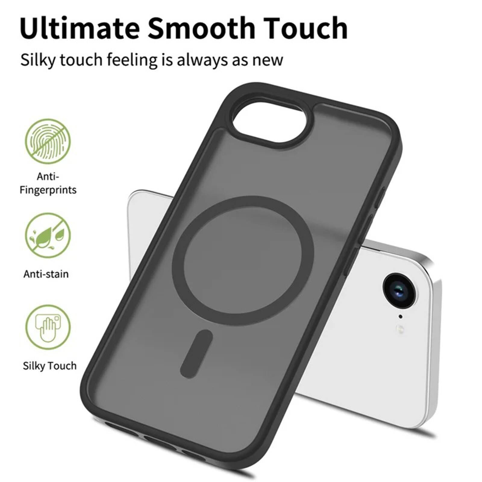 UUCOVER Magnetic Case for Apple iPhone 16e/17e, Compatible with MagSafe ...