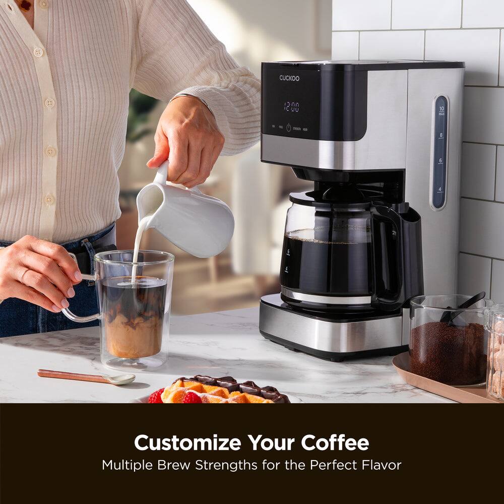 Customize Your Coffee  
Multiple Brew Strengths for the Perfect Flavor