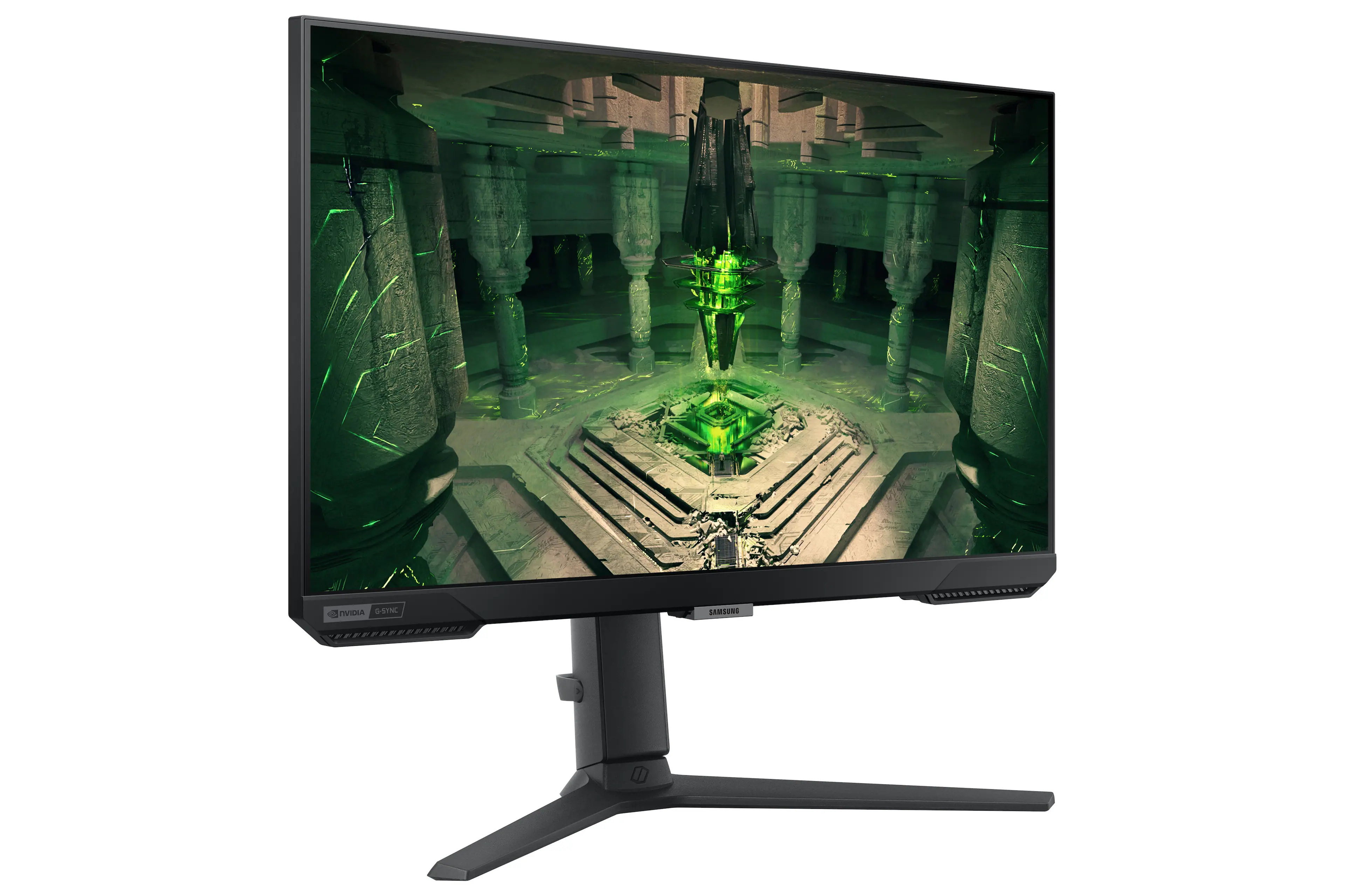 Alt View 15. Samsung - 25" Odyssey G40B FHD IPS 240Hz 1ms G-Sync Gaming Monitor - Black.