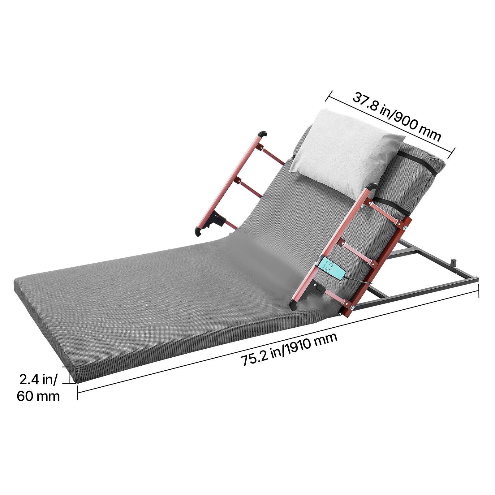 - 37.8 in / 900 mm
- 75.2 in / 1910 mm
- 2.4 in / 60 mm