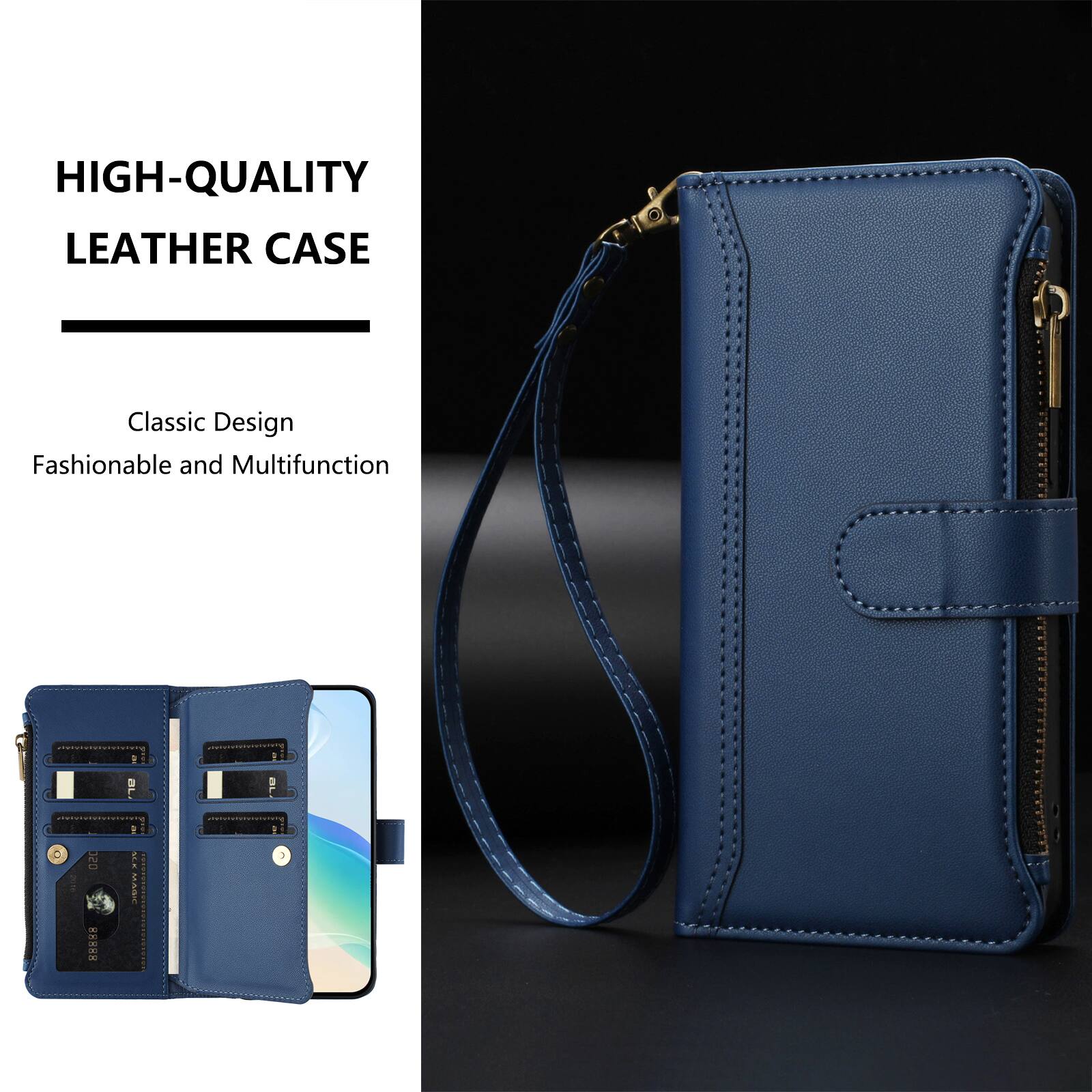 HIGH-QUALITY LEATHER CASE

Classic Design
Fashionable and Multifunction