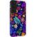 Left. ArtsCase - StrongFit Designers Case for Samsung S22 - Cute Flowers / Purple.