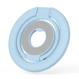 UUCOVER - Magnetic Phone Ring Holder Compatible with Magsafe, 360° Rotation Phone Stand Dual-Sided Magnet Finger Grip Kickstand - Blue