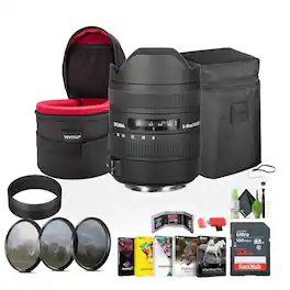 Sigma - 8-16mm F4.5-5.6 DC HSM CANON + Bundle - Black