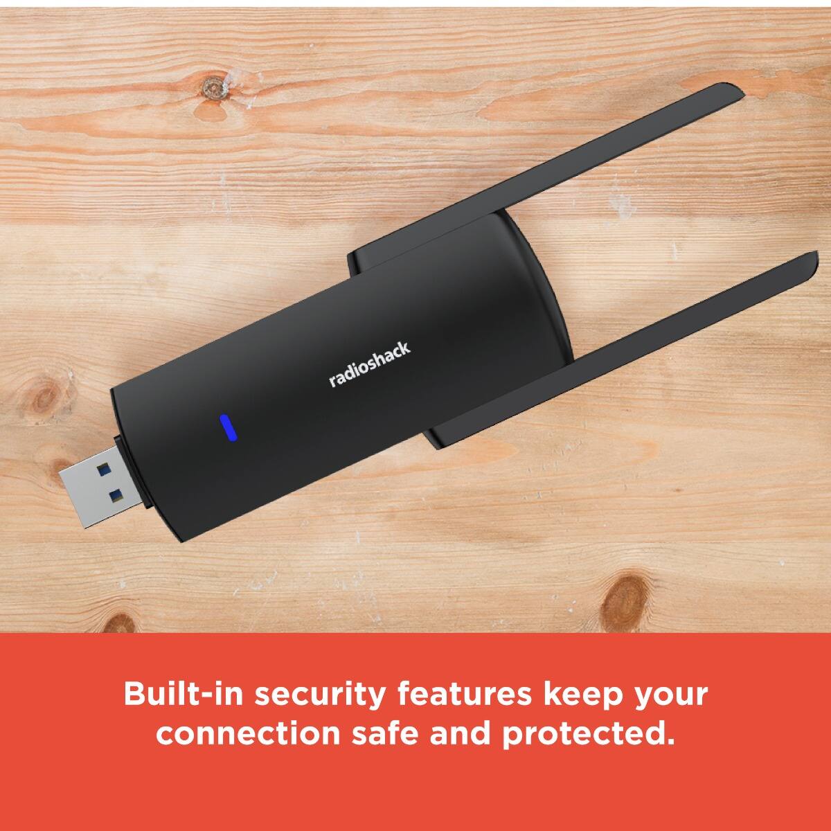 Built-in security features keep your connection safe and protected.