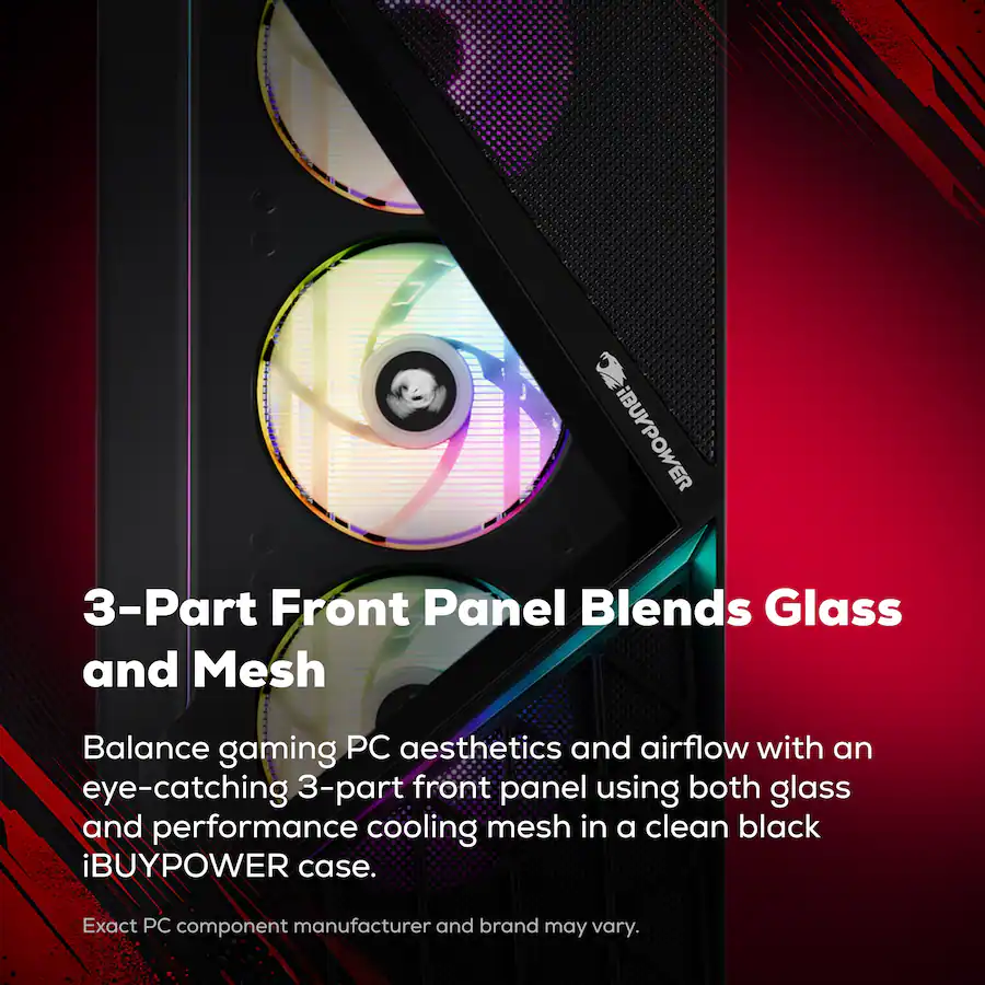 Ibuypower Glass Panel iBUYPOWER Slate Gaming Desktop PC Intel Core Ultra 7 265F 2025 NVIDIA ...