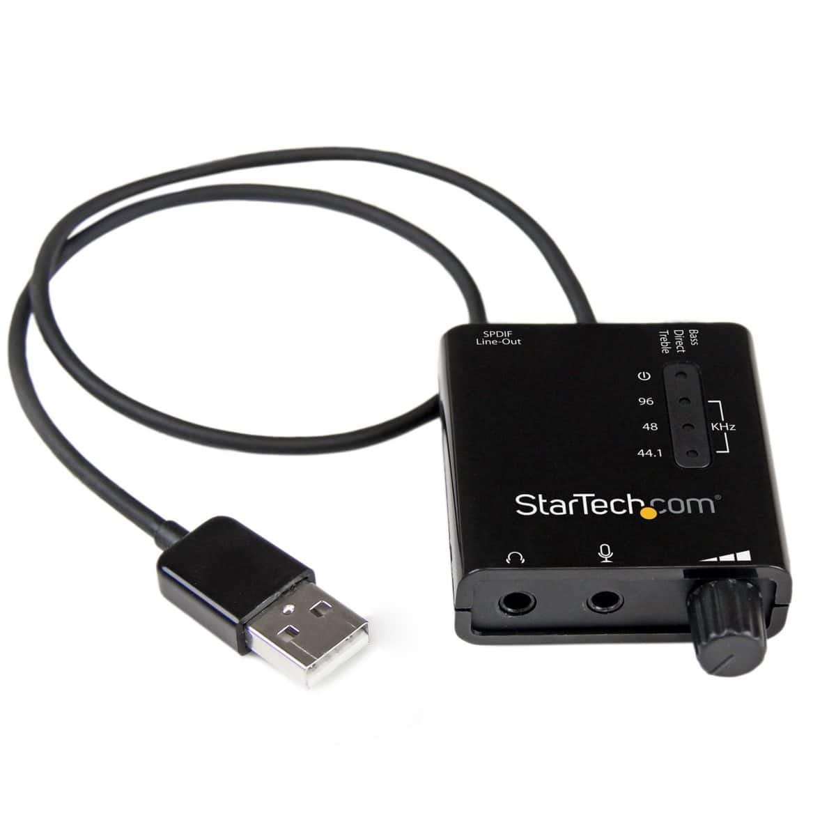 StarTech.com - StarTech USB Stereo Audio Adapter External Sound Card w/SPDIF Digital Audio